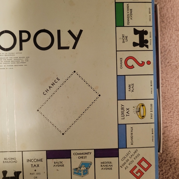 Vintage 1961 Parker Brothers Monopoly Board Game - Picture 12 of 16